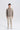 Cotton Yak Johnny Collar Sweater | Heather Oak Khaki VE5136 On Model