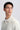 Cotton Yak Johnny Collar Sweater | Heather Tofu VE4144 On Model
