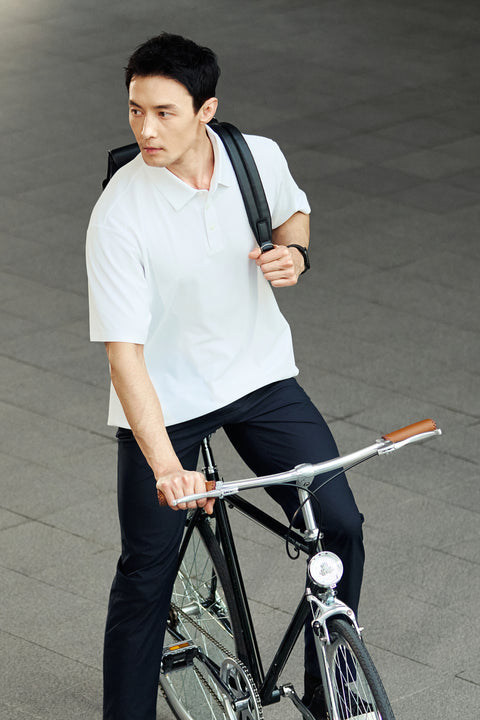 VISDRY™ Sharp Pique Polo | White WH001Z