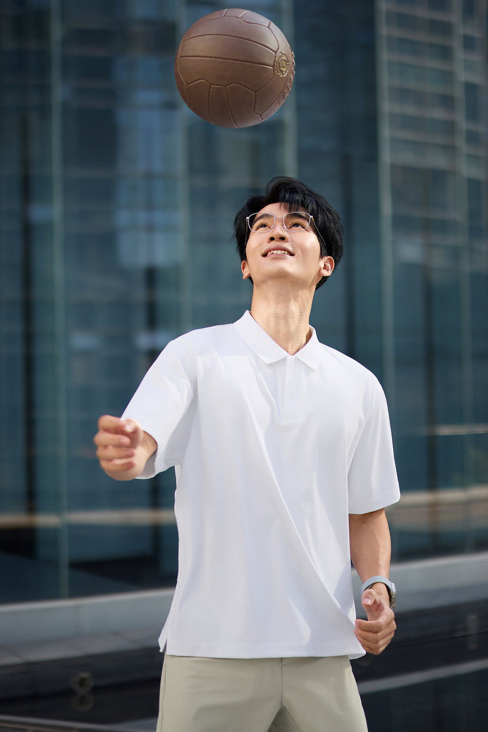 PrismCool Zip-Up Polo | White WH001Z