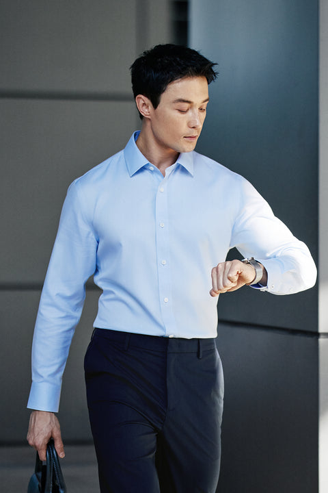 InstantCool Dobby Dress Shirt | Blanc White 27230N