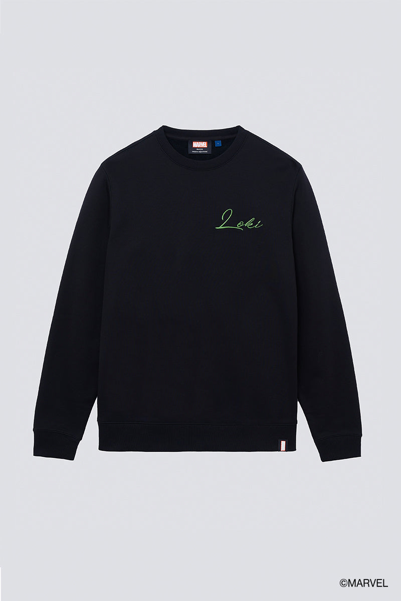 Loki French Terry Sweatshirt | Black BKFD01