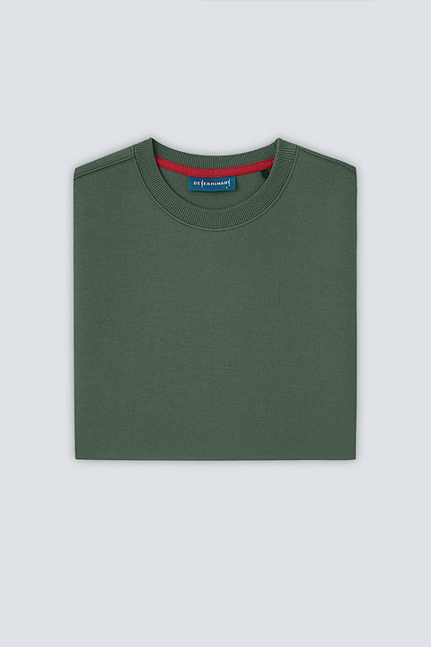 CottonSTRETCH Intechno Sweatshirt  | Green GNE057