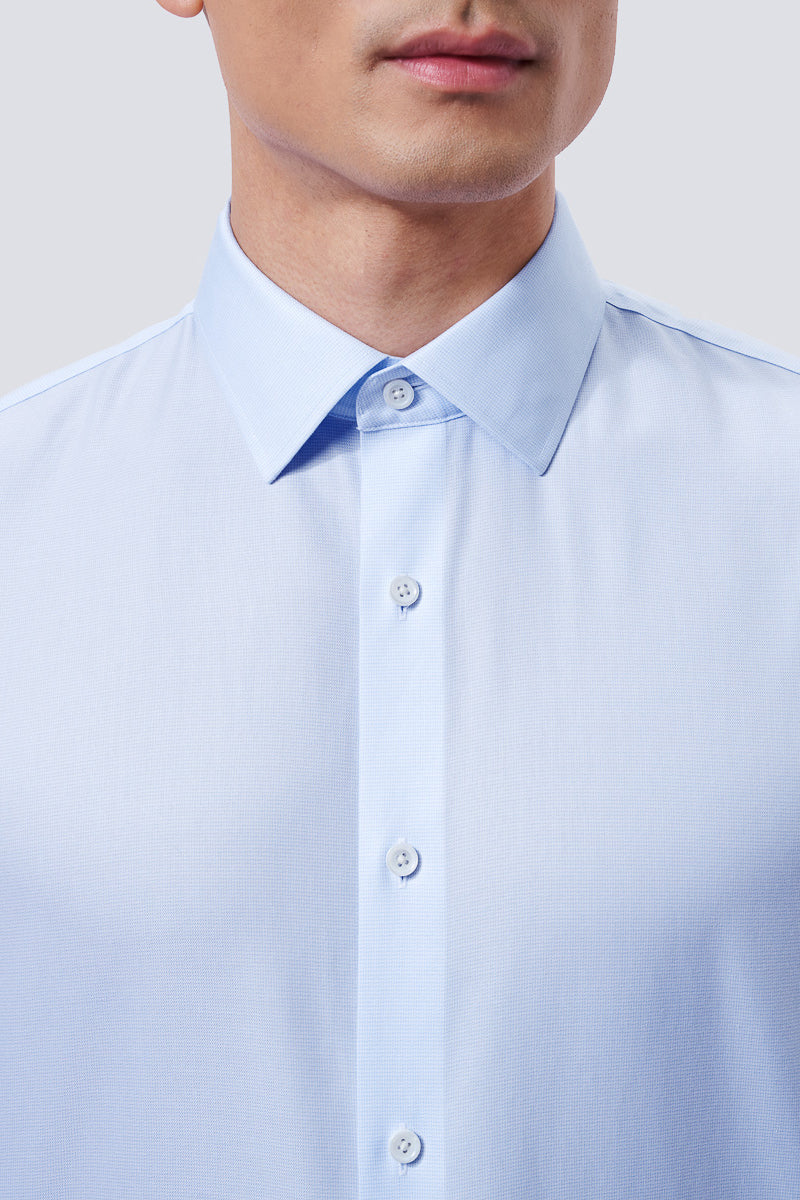 Supreme Cotton Twill Dress Shirt | Light Blue 17708N