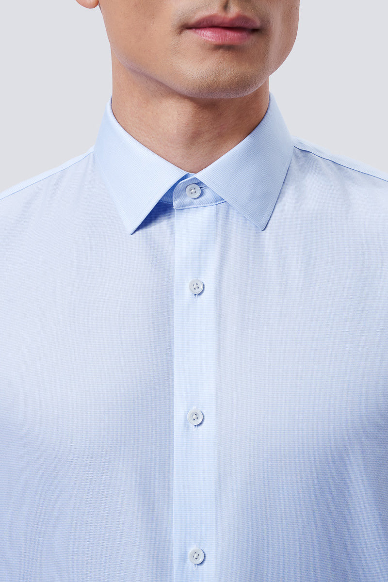 Supreme 棉質斜紋布 商務襯衫 |淺藍色 17708N