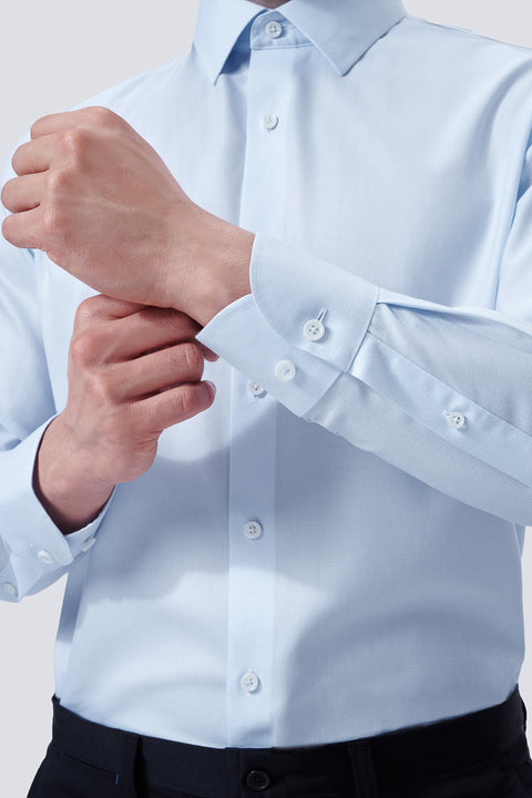 Supreme Cotton Twill Dress Shirt | Light Blue 17708N