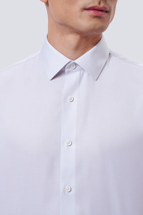 Supreme Cotton Twill Dress Shirt | Light Grey 16160N