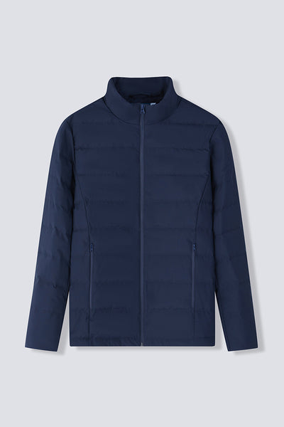 Quilted Down Jacket | Navy NYDW01