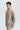 Cotton Yak Stand Collar Jacket | Heather Oak Khaki VE5136 On Model