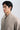 Cotton Yak Stand Collar Jacket | Heather Oak Khaki VE5136 On Model