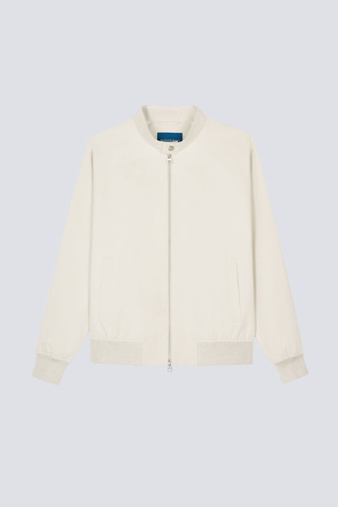 Lightweight Harrington Jacket | Khaki 5090NZ — Flat Lay