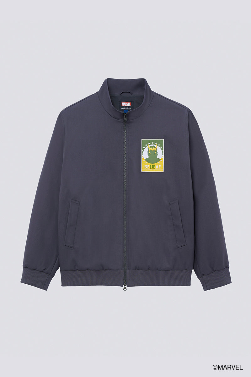 Loki CottonSTRETCH Blouson Jacket  | Grey GY1500