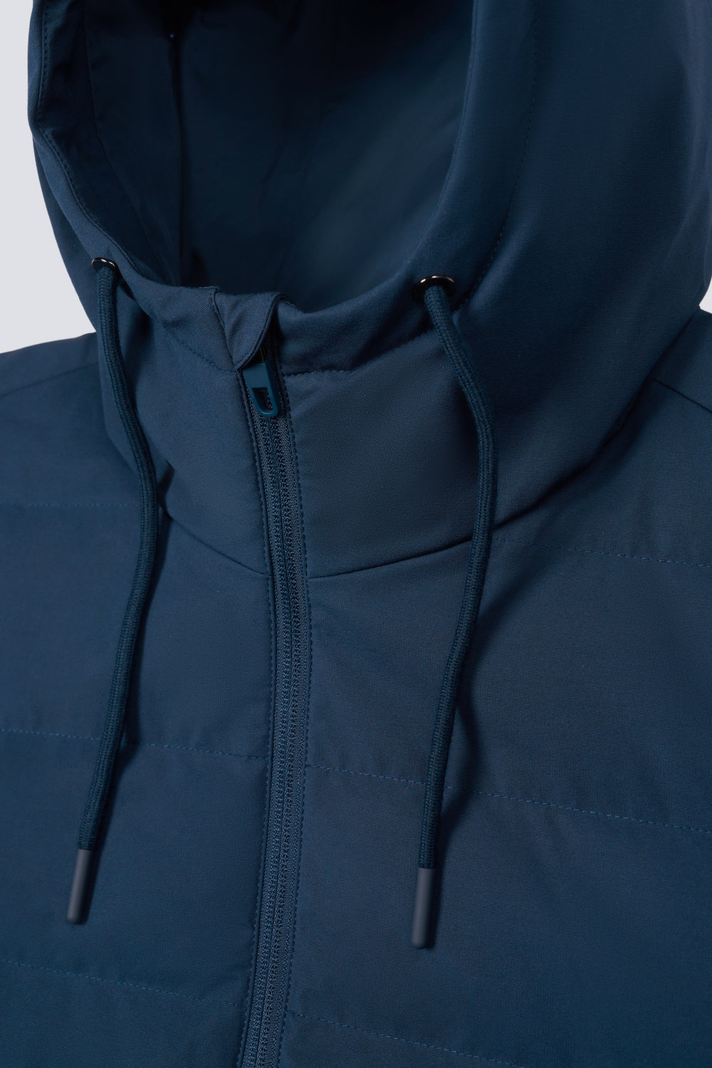 Water-Repellent Hybrid Lightweight Down Jacket | Navy NY0000 Flat Lay