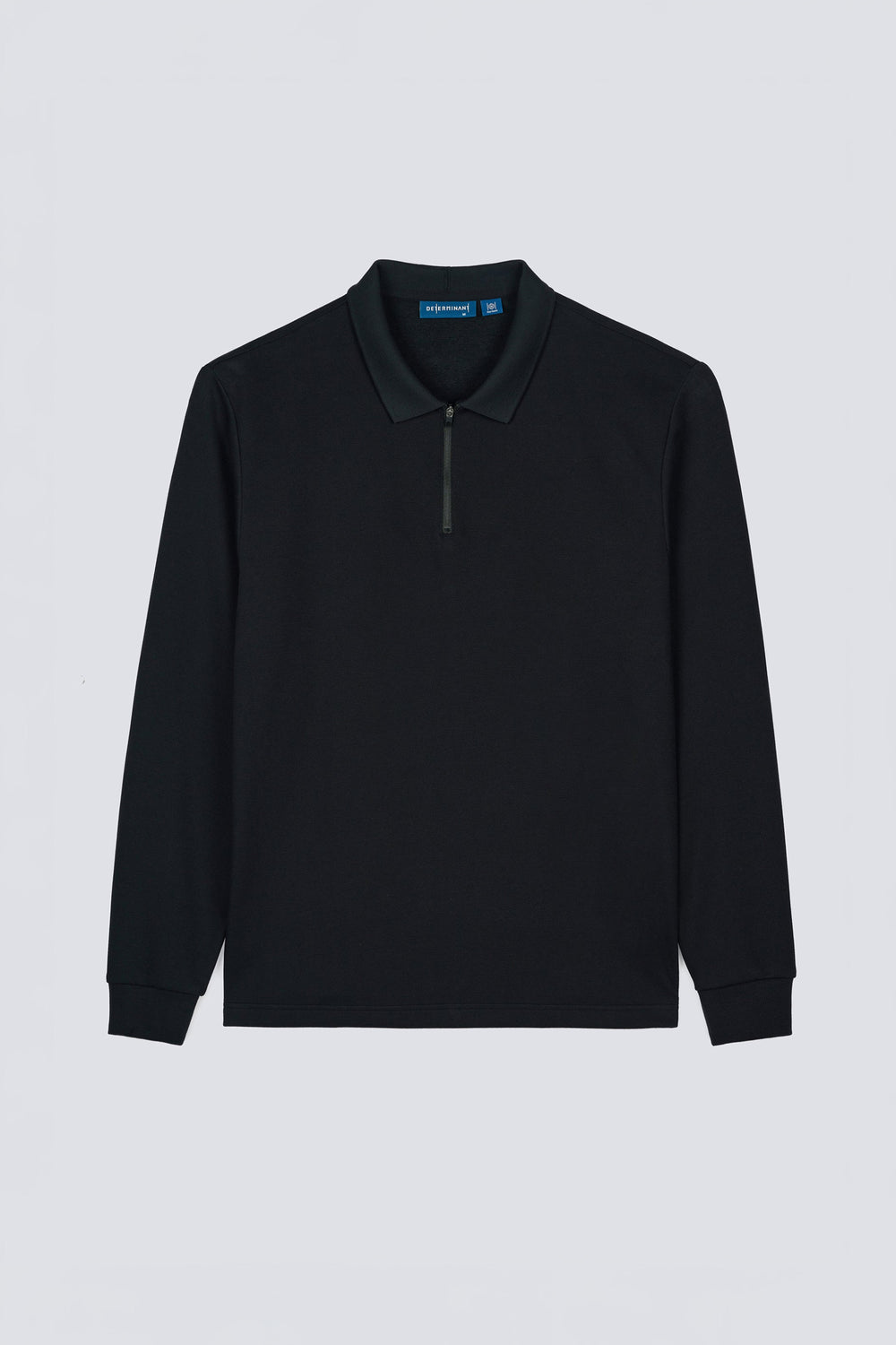 HeatGuard Quarter-Zip Long Sleeve Polo | Black BKFD01