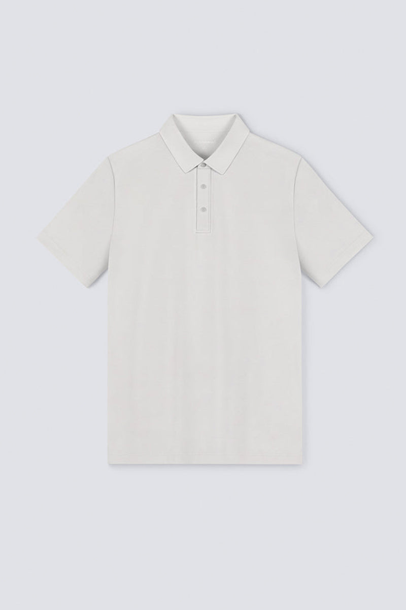 Softex Snap-Front Polo | Light Grey GYFL01