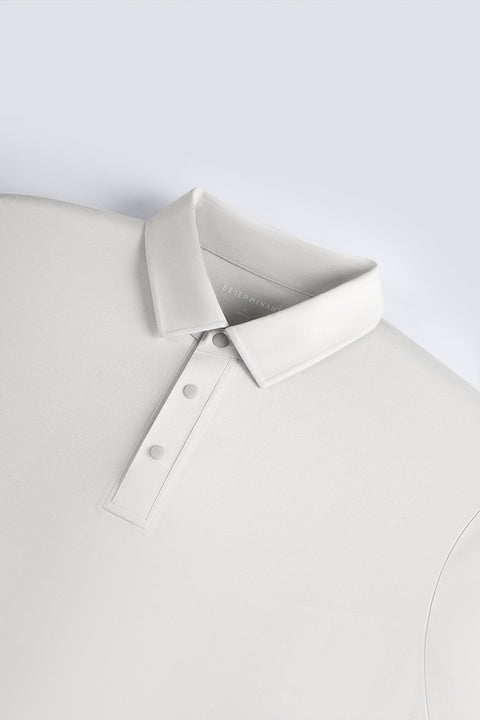 Softex Snap-Front Polo | Light Grey GYFL01