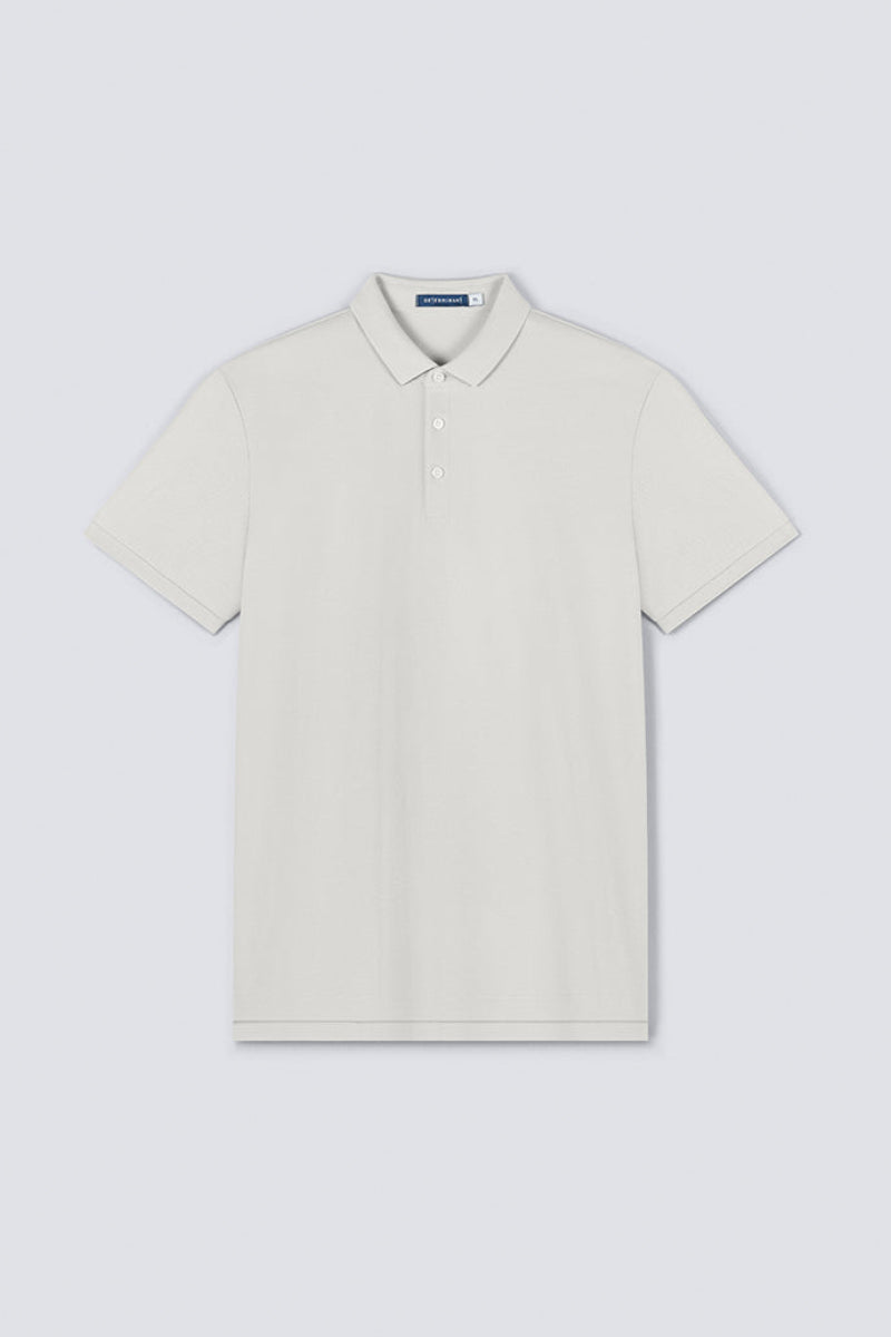 VISDRY™ 3-Button Pique Polo | Light Grey GYFL01