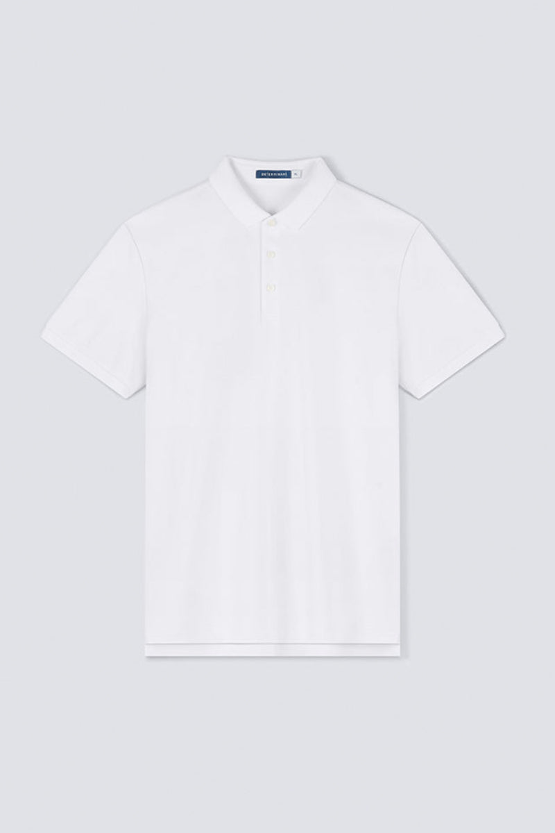 VISDRY™ 3-Button Pique Polo | White WH001Z