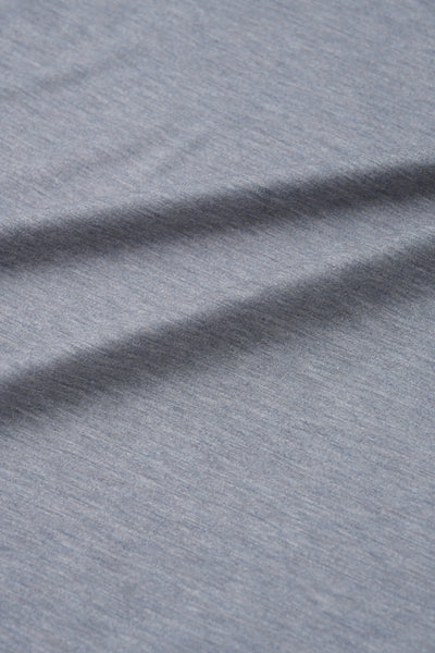 Supreme Cotton-Silk Crew Neck T-Shirt | Grey BC5081