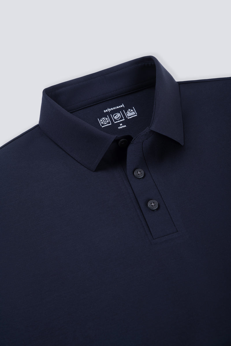 InstantCool Jersey Polo | Navy NYE009