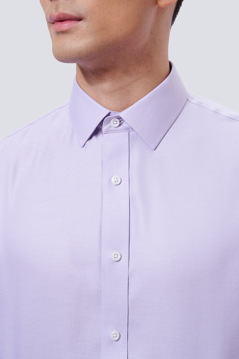 InstantCool Dobby Dress Shirt | Purple 24572N