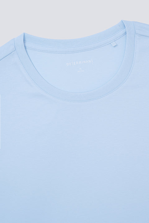 Softex Crew Neck T-Shirt | Light Blue BLFL01