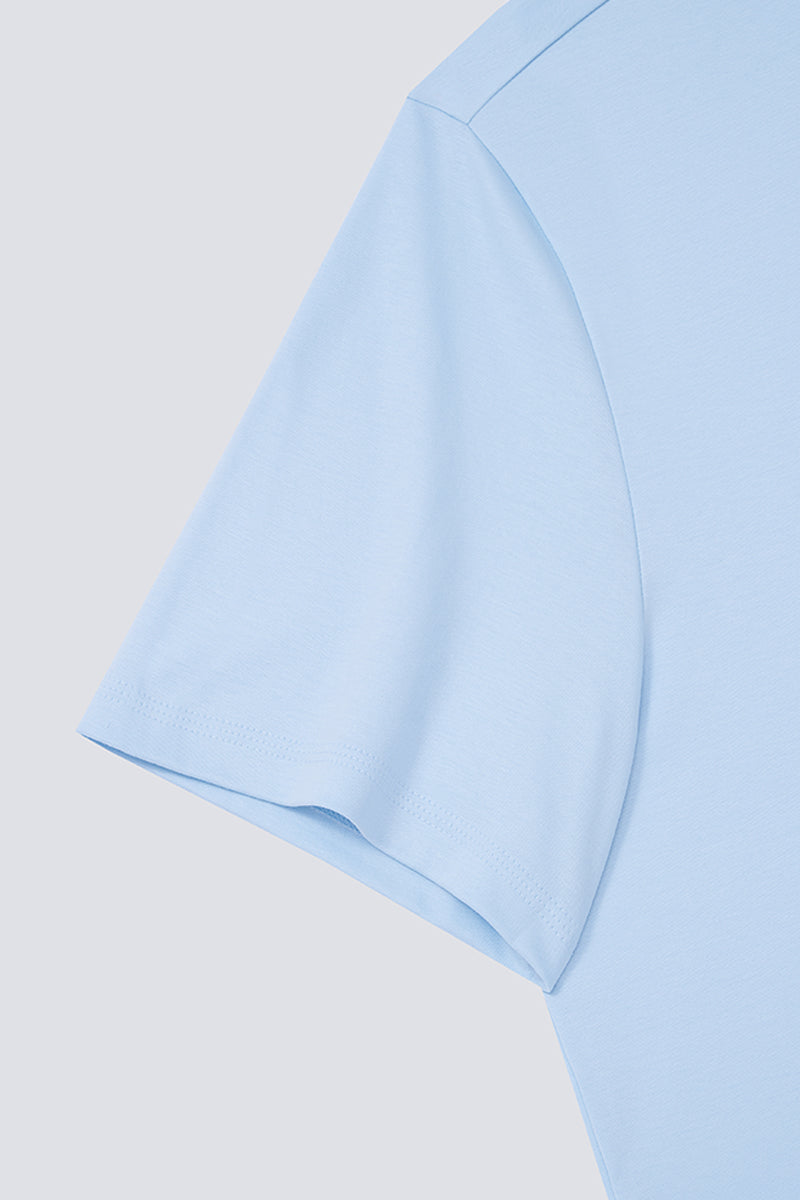 Softex Crew Neck T-Shirt | Light Blue | Shop Men's T-Shirt Online ...