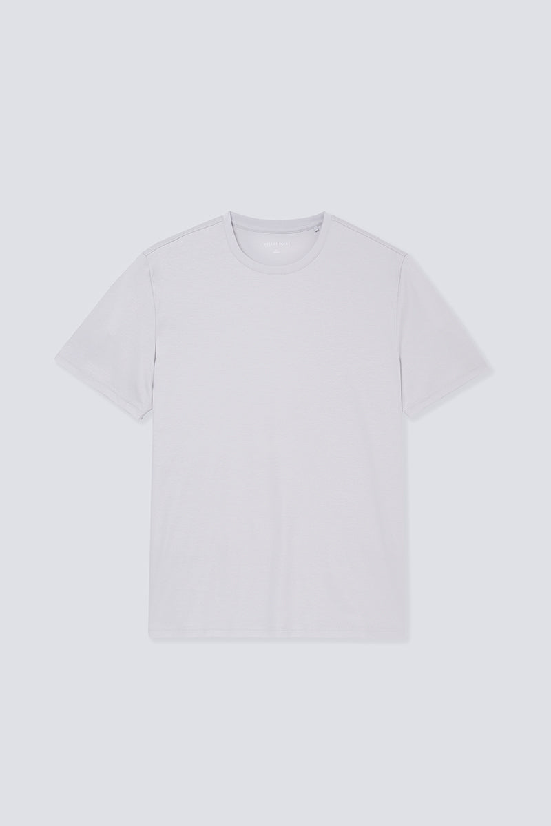 Softex 圓領 T 恤 | 淺灰色GYFL01