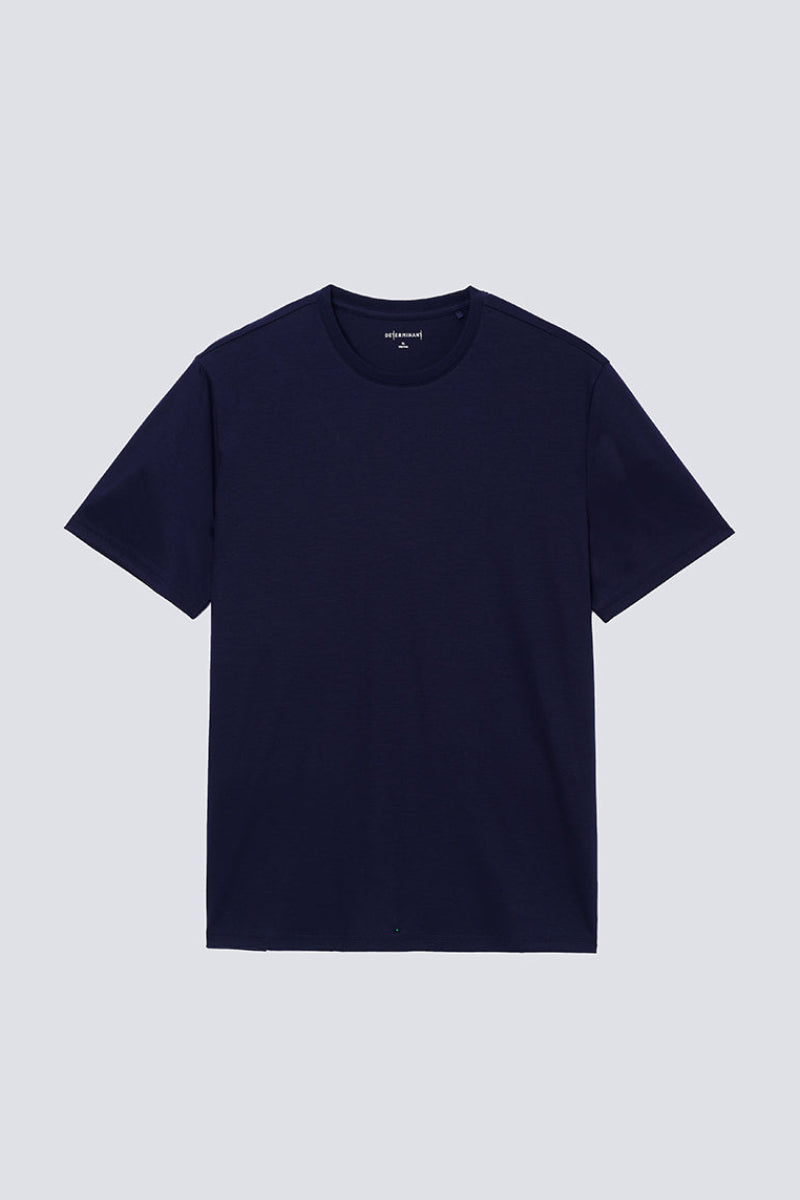 Softex 圓領 T 恤 | 深藍 NNY096