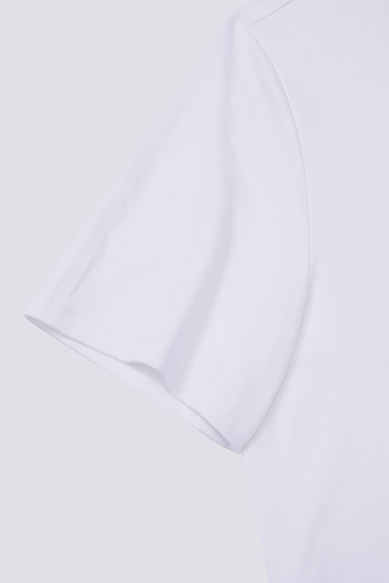 Softex Crew Neck T-Shirt | White WH001Z