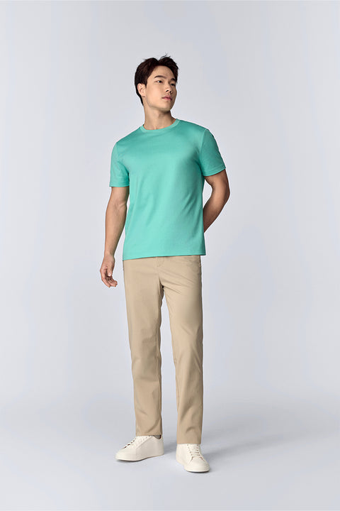 Regal Crew Neck T-Shirt | Turquoise Green PT5218