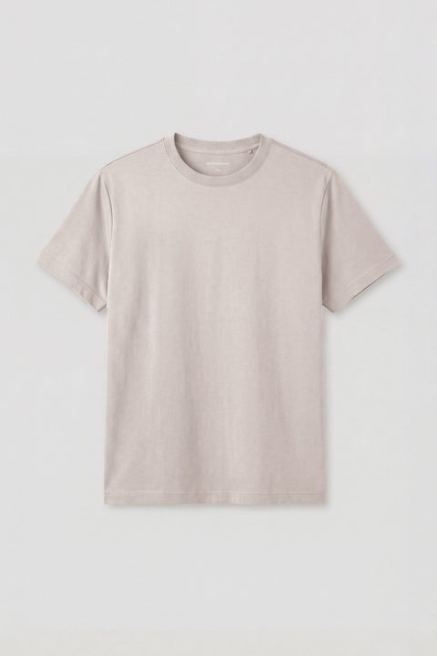Waterless Dye Crew Neck T-Shirt | Dust Sand 13831G