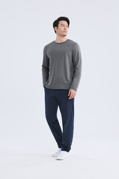 HeatGuard Crew Neck Long Sleeve T-Shirt | Dark Grey GYE149