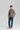 HeatGuard Turtleneck Long Sleeve T-Shirt | Taupe Khaki GYFD01 — On Model