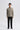 HeatGuard Quarter-Zip Long Sleeve T-Shirt | Taupe Khaki GYFD01 — On Model