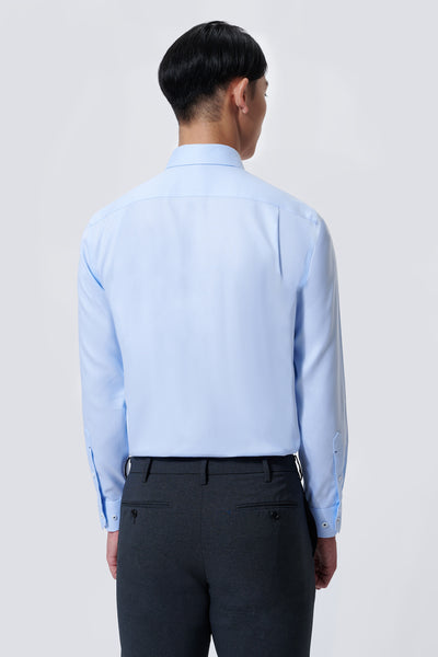 VISDRY™ Dobby Dress Shirt | Light Blue 2408NZ