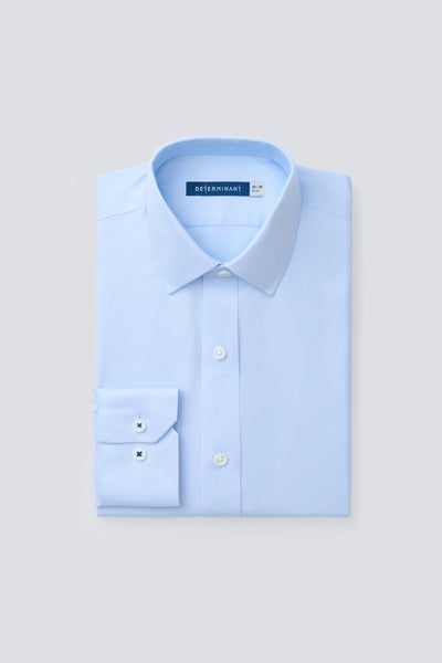 VISDRY™ Dobby Dress Shirt | Light Blue 2408NZ