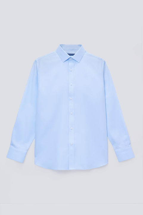 VISDRY™ Dobby商務襯衫 | 淺藍色 2408NZ