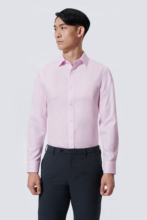 VISDRY™ Dobby Dress Shirt | Pink 3778NZ