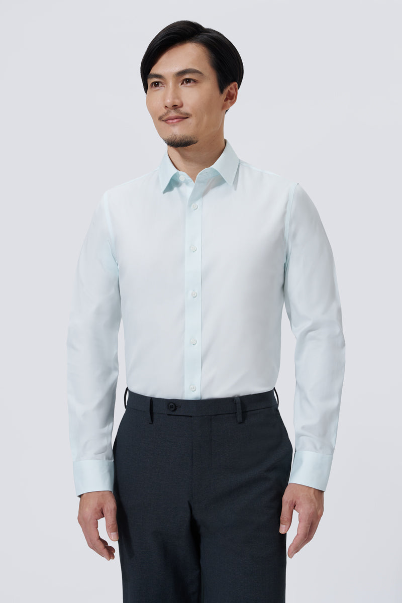 Wrinkle-Free Pinpoint Oxford Dress Shirt | Mint 11389N