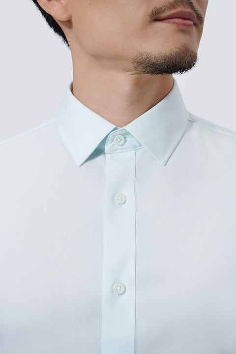 Wrinkle-Free Pinpoint Oxford Dress Shirt | Mint 11389N