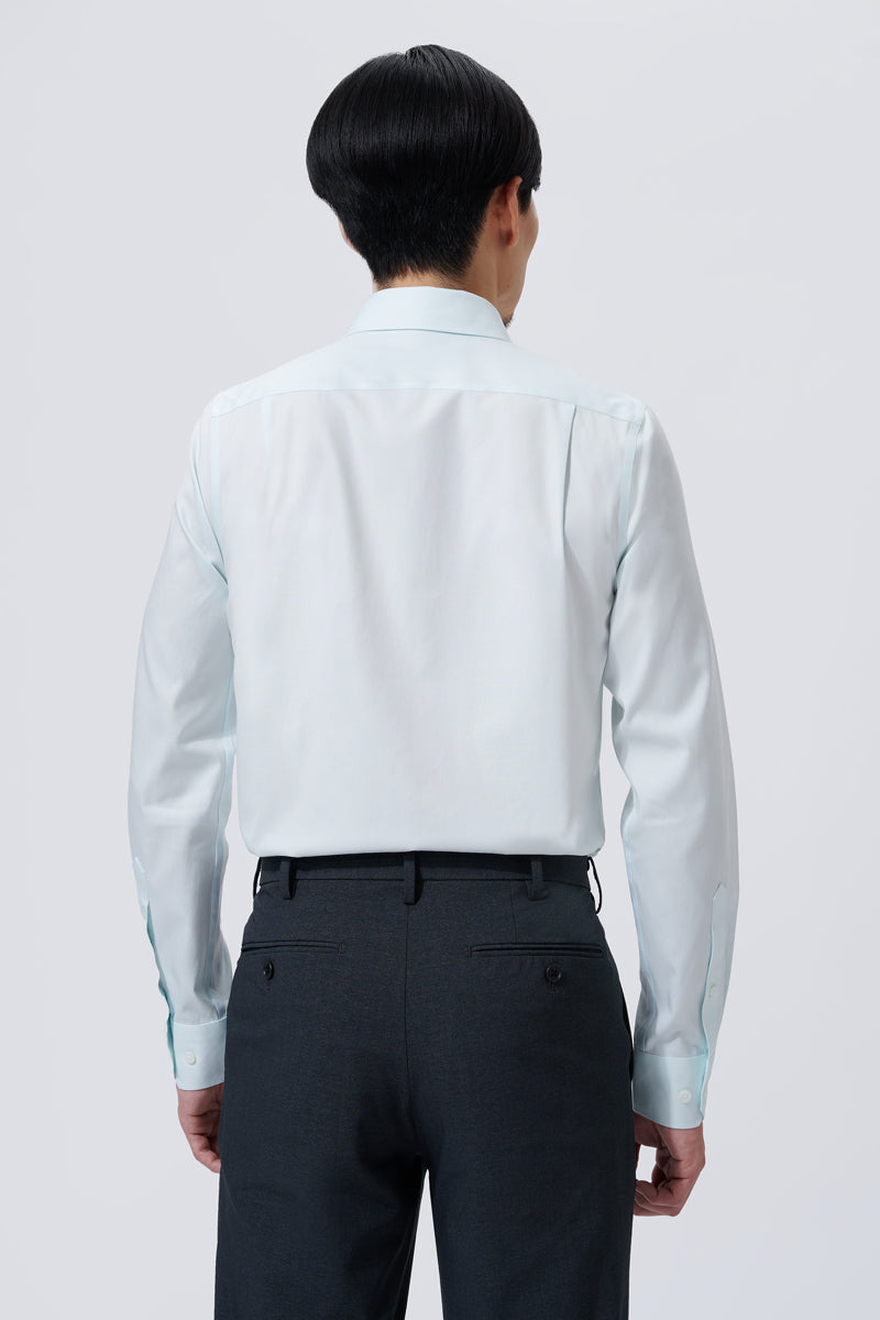 Wrinkle-Free Pinpoint Oxford Dress Shirt | Mint 11389N