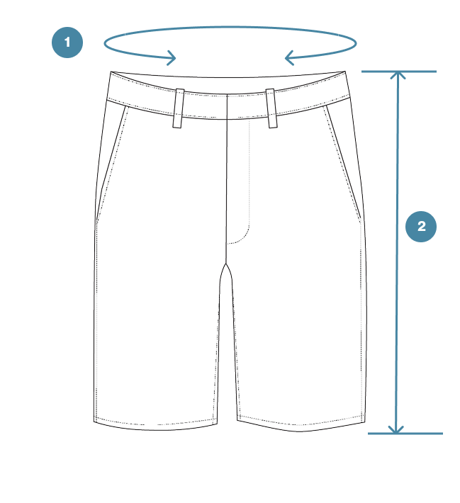 How to Measure Regular Fit Chino Shorts