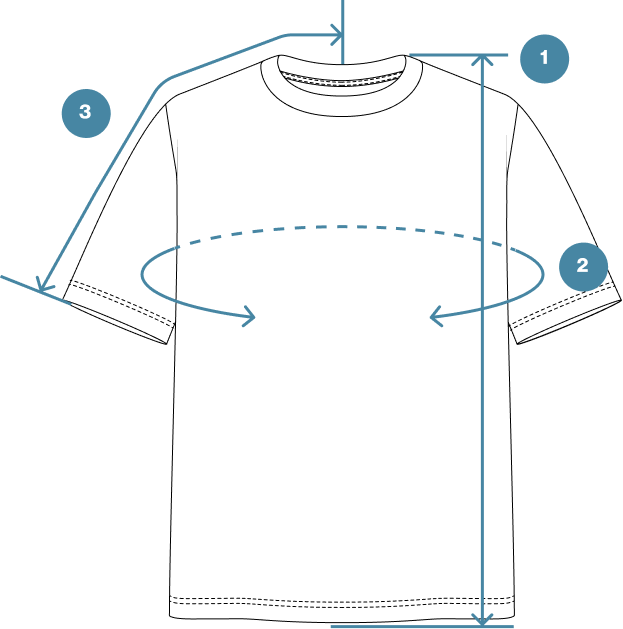 How to Measure Regal Crew Neck T-Shirt