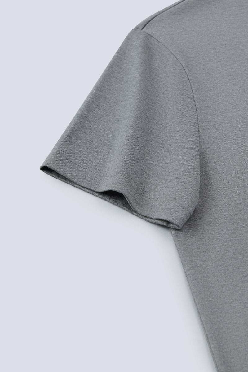 Regal Crew Neck T-Shirt | Dark Grey EBCG30