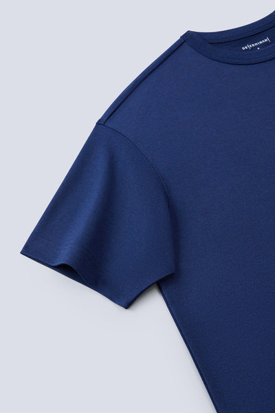 Regal Relaxed-Fit Crew Neck T-Shirt | Dark Blue EB1252