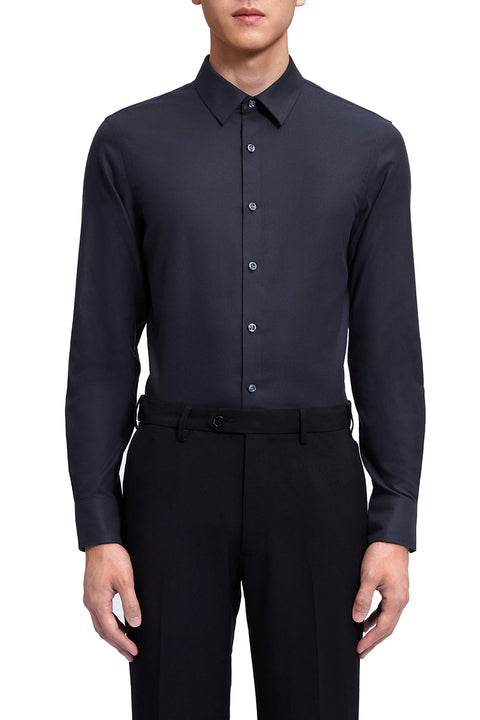 Light Flannel Smart Shirt | Charcoal 10425N
