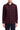 法蘭絨 休閑襯衫 | 酒紅色 格紋 10709N