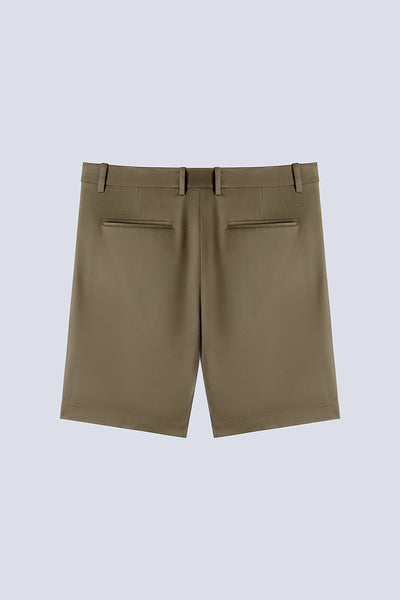 InstantCool Lightweight Twill Smart Shorts | Dark Green 22623N