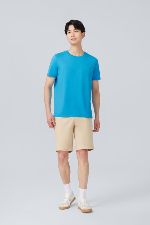 Super Soft Crew Neck T-Shirt | Blue P306UZ